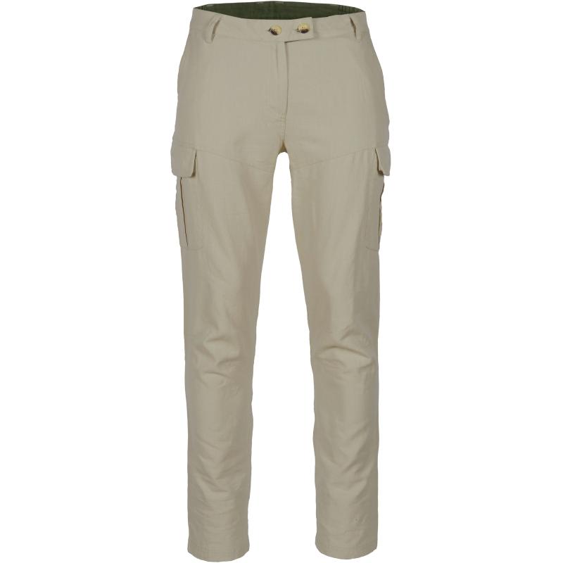 Pinewood Värnamo InsectSafe Linen Women Trouser Linen Beige 34