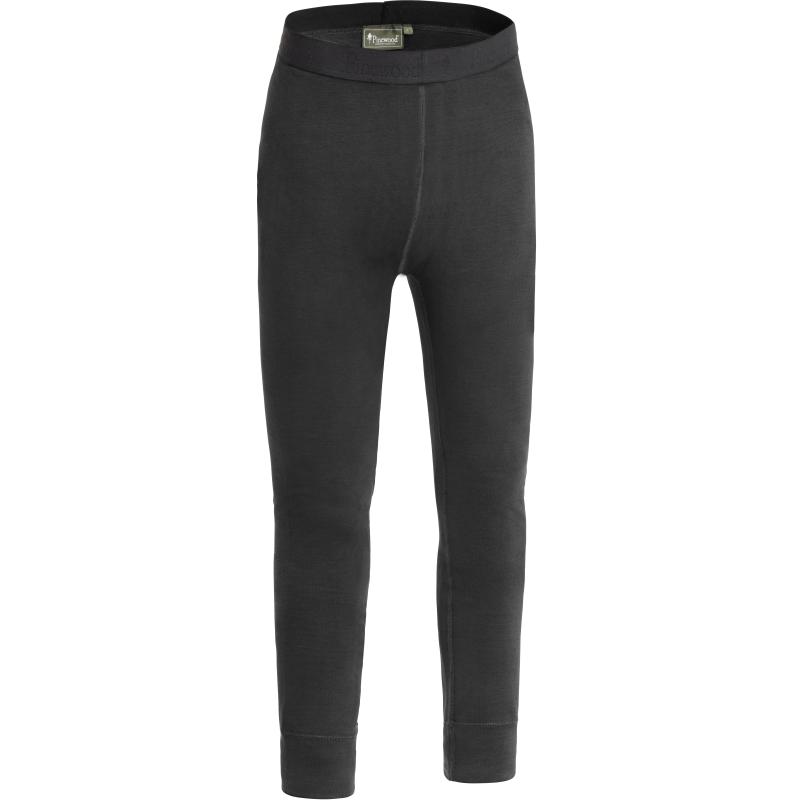 Pinewood Abisko Merino Base Layer Damen Hose Smoke Black XS