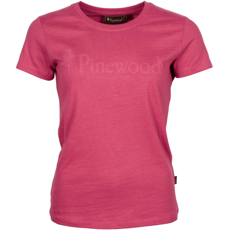 Pinewood Outdoor Life Women T-Shirt Raspberry Pink XXL