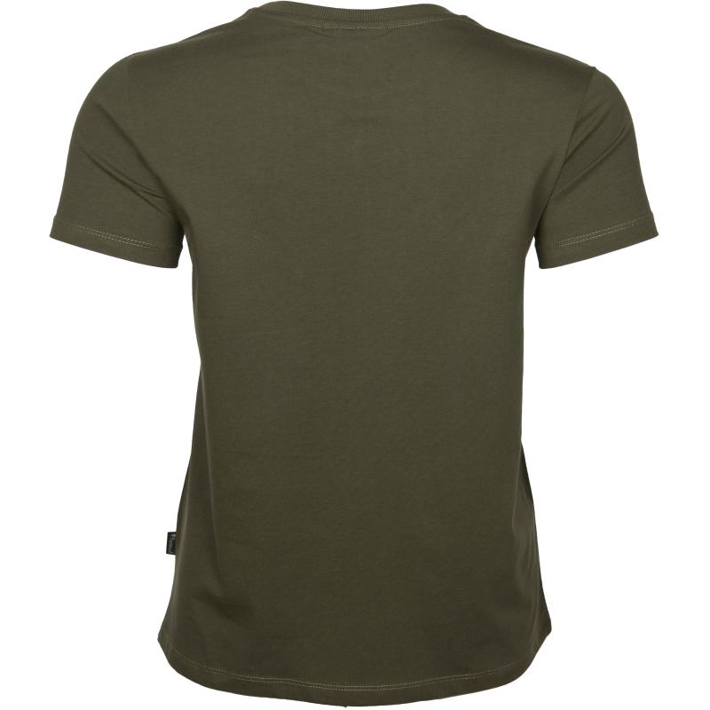 Pinewood Roe Deer Women T-Shirt Olive XS