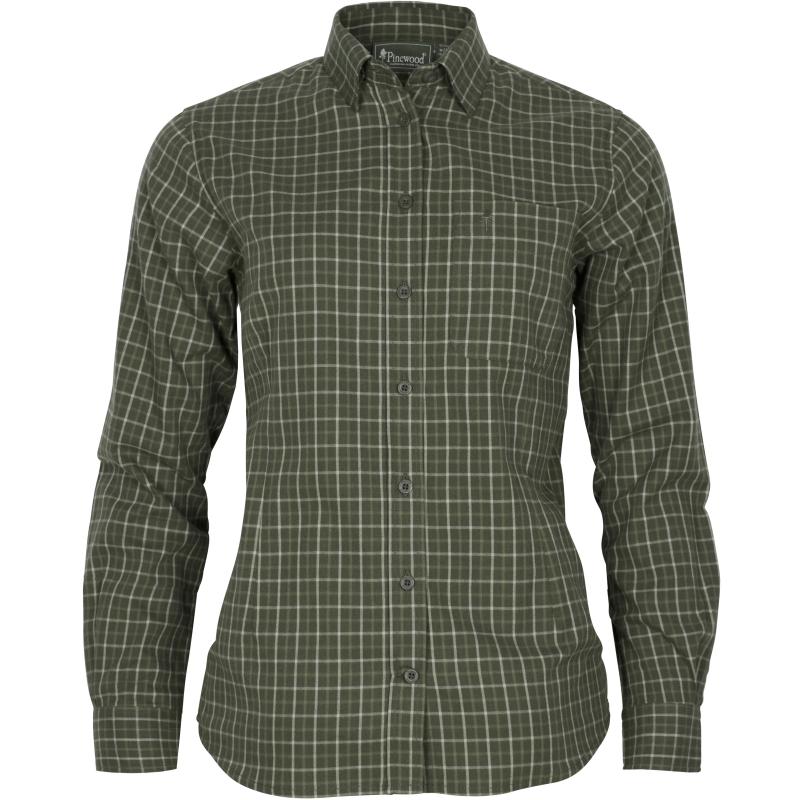 Pinewood Nydala Grouse Women Shirt Mossgreen S