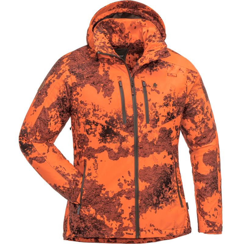 Pinewood Furudal/Retriever Active Camou Women Jacket Strata Blaze XS orange