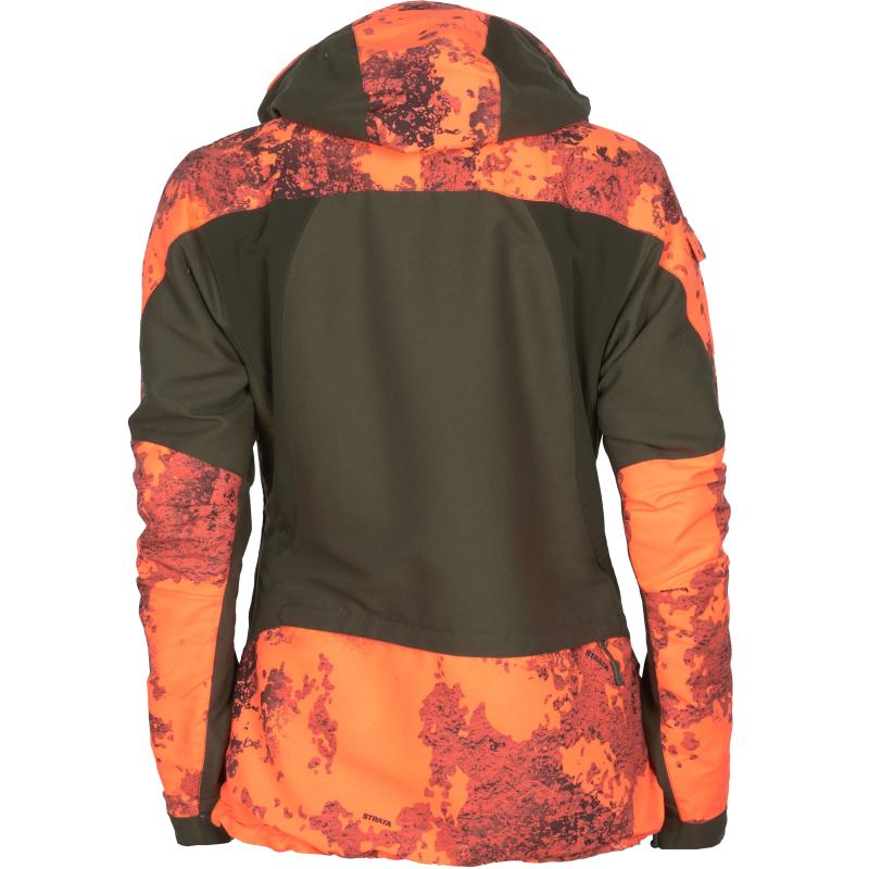 Pinewood Hunter Pro Xtr 2.0 Camou Damen Jacke Mossgreen/Strata Blaze XS