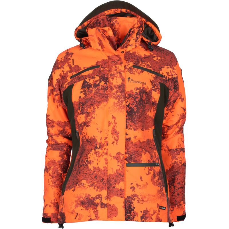 Pinewood Hunter Pro Xtr 2.0 Camou Damen Jacke Strata Blaze XS