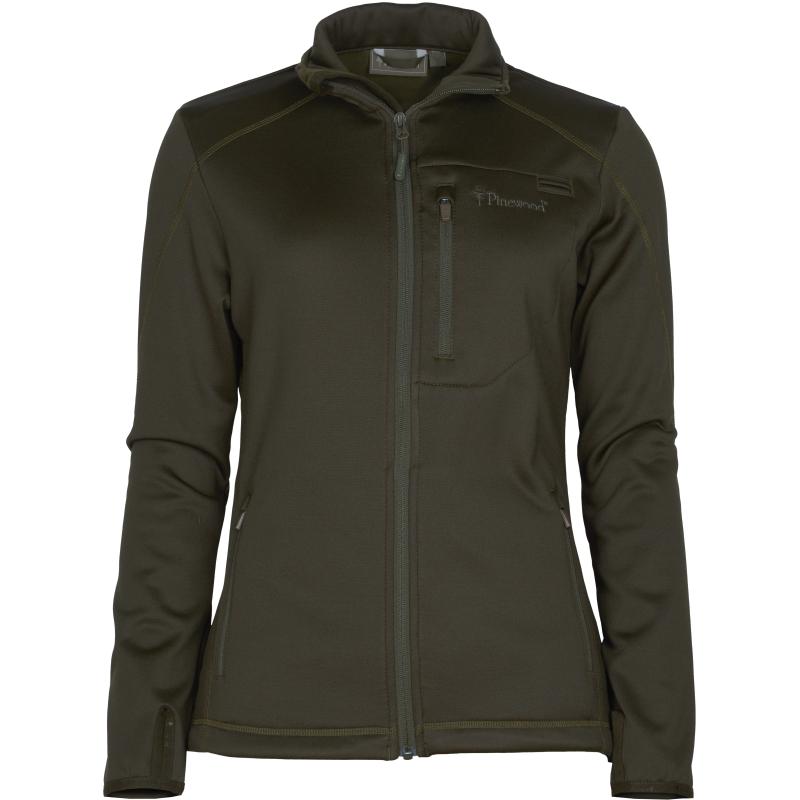 Pinewood Furudal/Frazer Active Women Power Fleece Jacket D.Mossgreen XS