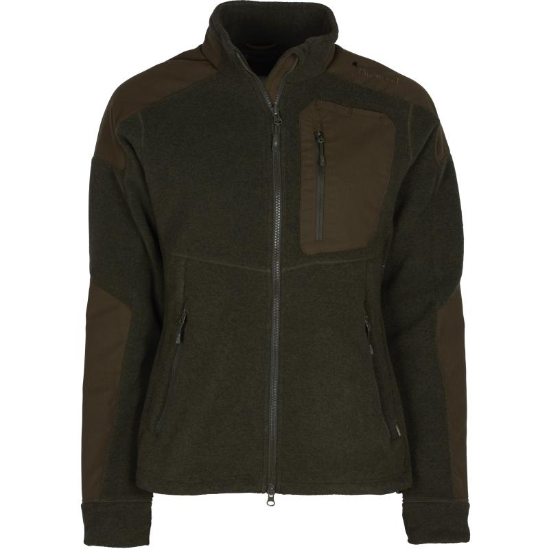 Pinewood Småland Forest Women Fleece Jacket H.Green M