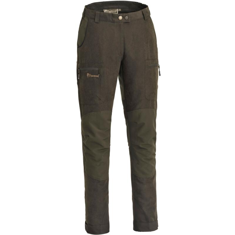 Pinewood Furudal Caribou Hunt Xtr. Women Trouser Suede Brown/D.Olive 34