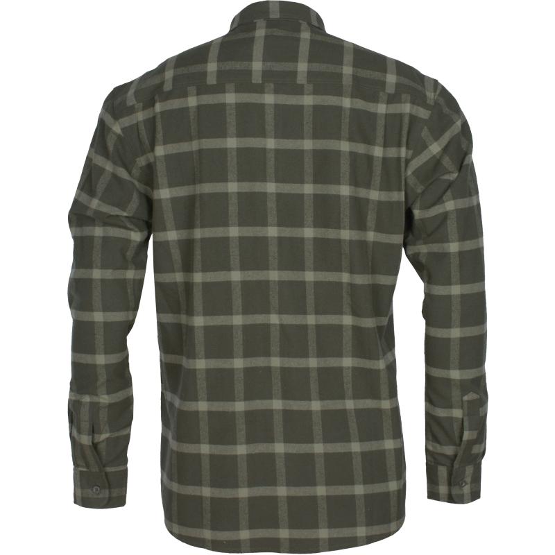 Pinewood Värnamo Flannel Shirt D.Green/Green M