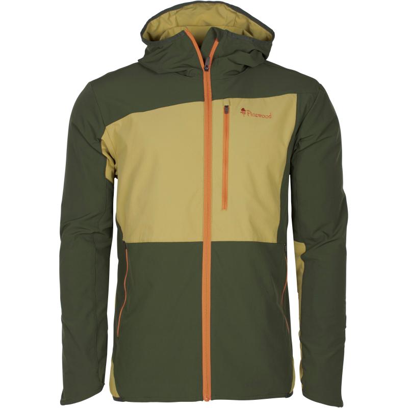 Pinewood Abisko Light Stretch Jacket Golden Hay/Mossgreen S