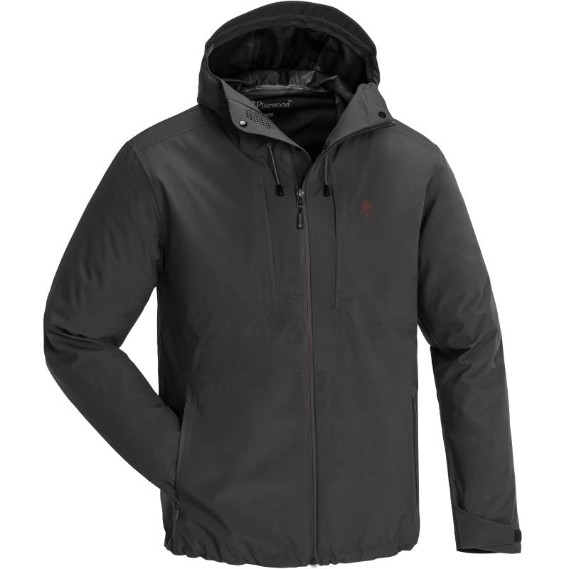 Pinewood Abisko/Telluz 3L Jacket D.Anthracite S