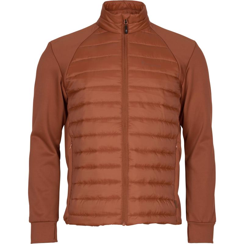 Pinewood Finnveden Hybrid Power Fleece Jacket Terracotta S