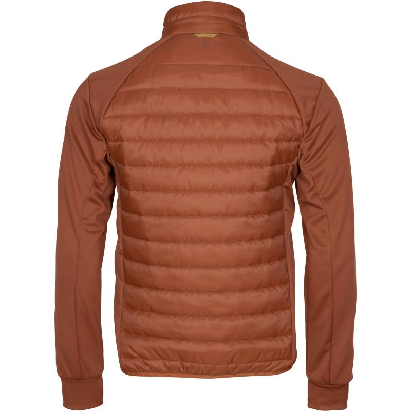 Pinewood Finnveden Hybrid Power Fleece Jacket Terracotta S