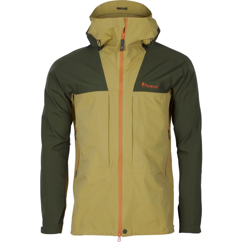 Pinewood Abisko Trekking 3L Jacket Golden Hay/Mossgreen S