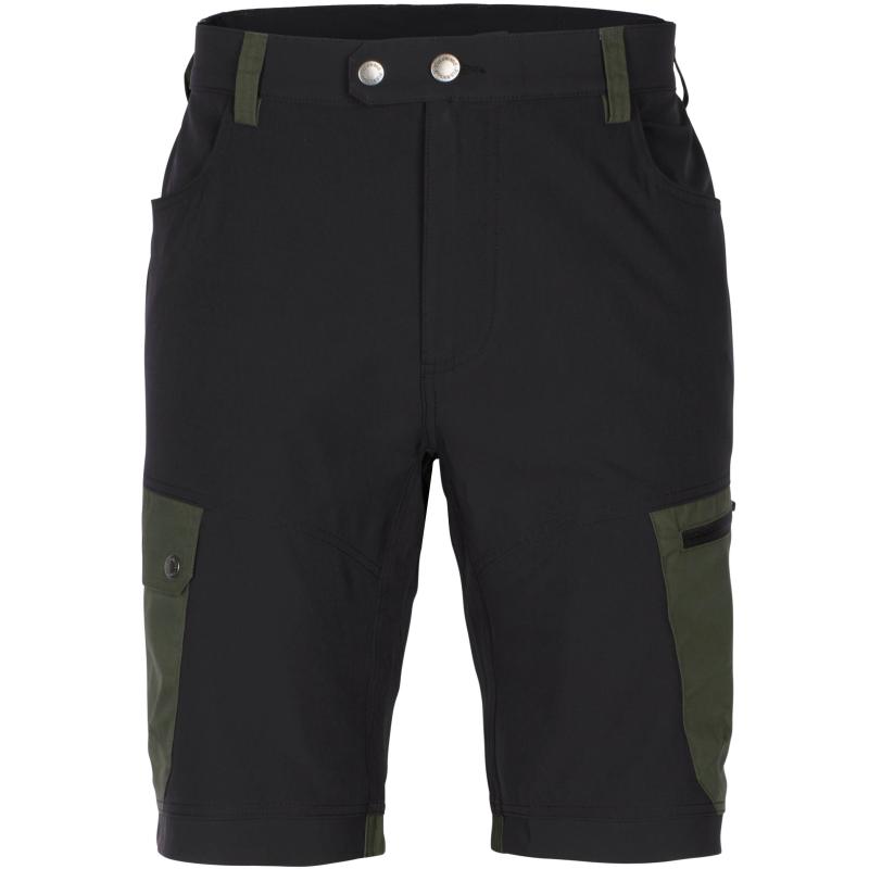 Pinewood Finnveden Trail Hybrid Shorts Black/Mossgreen C46