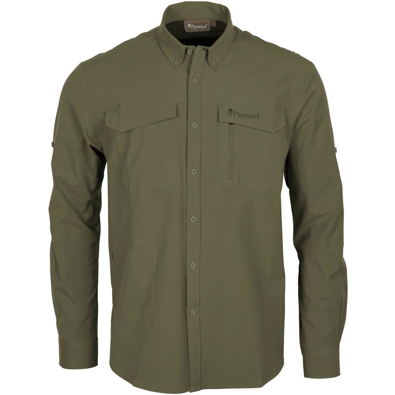 Pinewood Everyday Travel L/S Shirt Green S