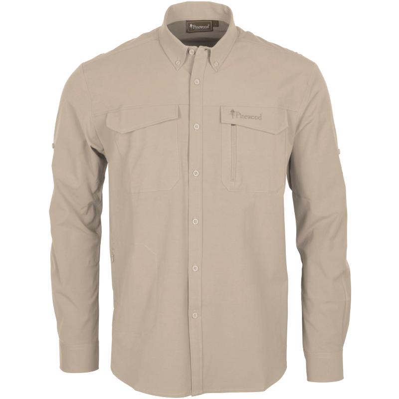 Pinewood Everyday Travel L/S Shirt Sand S