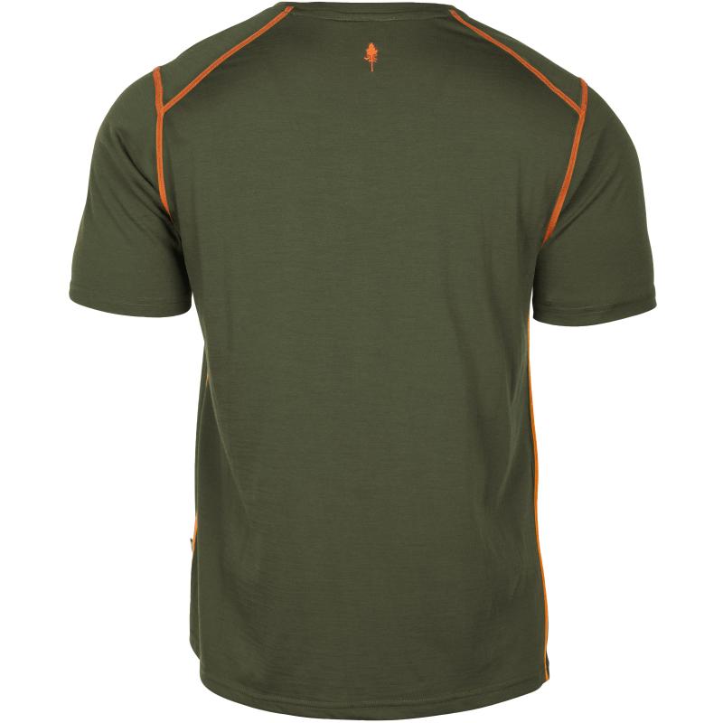 Pinewood Abisko Merino Wool T-Shirt Mossgreen S