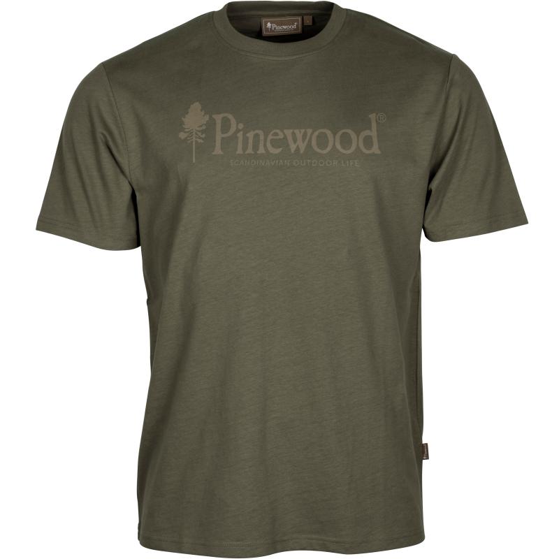 Pinewood Outdoor Life T-Shirt D.Green S