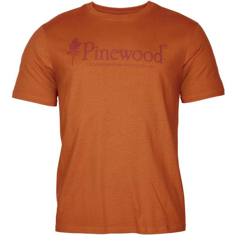 Pinewood Outdoor Life T-Shirt Burned Orange S