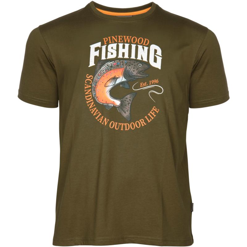 Pinewood Fish T-Shirt Green S