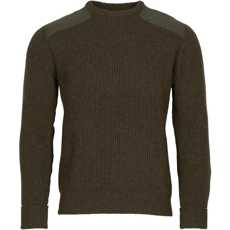 Pinewood Lappland Rough Sweater Mossgreen Melange S