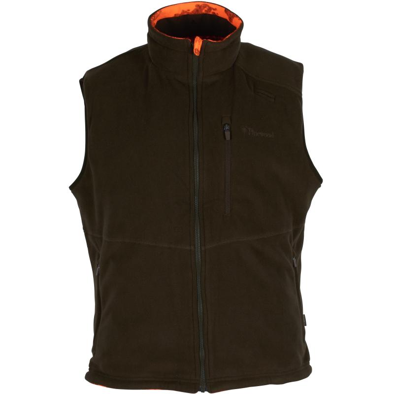 Pinewood Småland Reversible Vest Strata Blaze/H.Green S