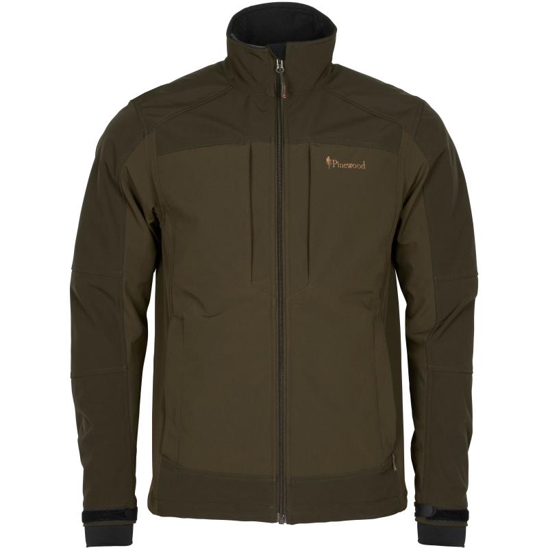 Pinewood Småland Stretch Shell Jacket D.Olive/Suede Brown S