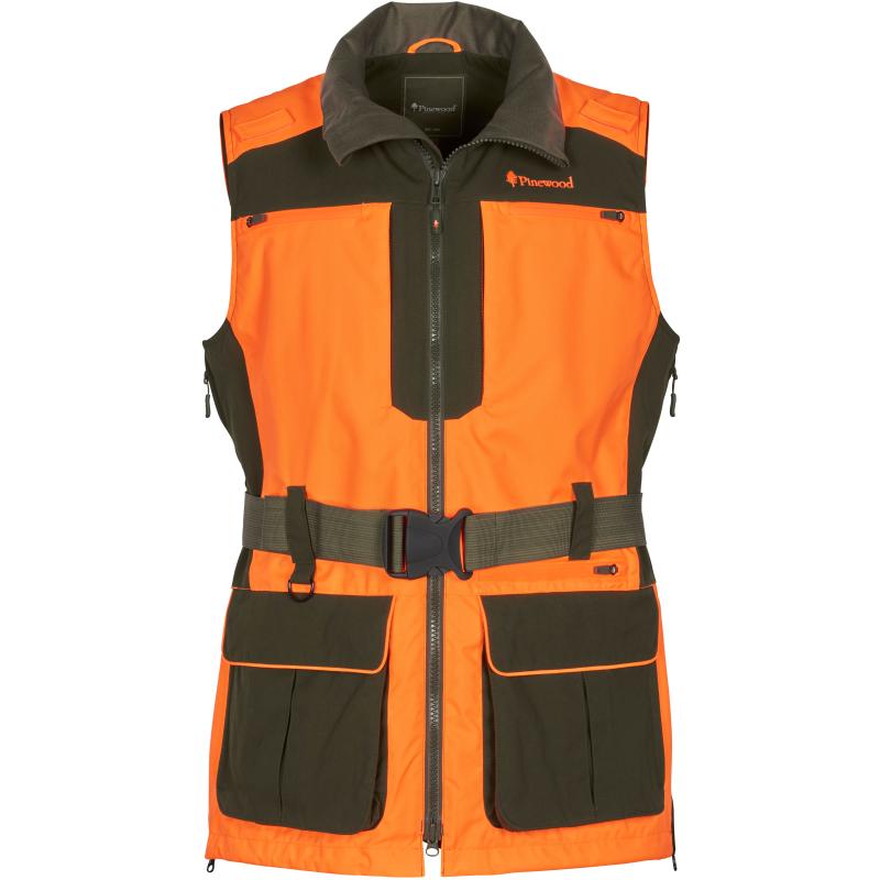 Pinewood Furudal Doghandler Vest Orange/Mossgreen S