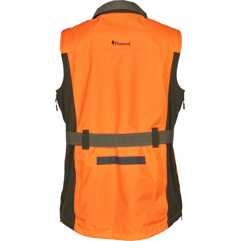 Pinewood Furudal Doghandler Vest Orange/Mossgreen S