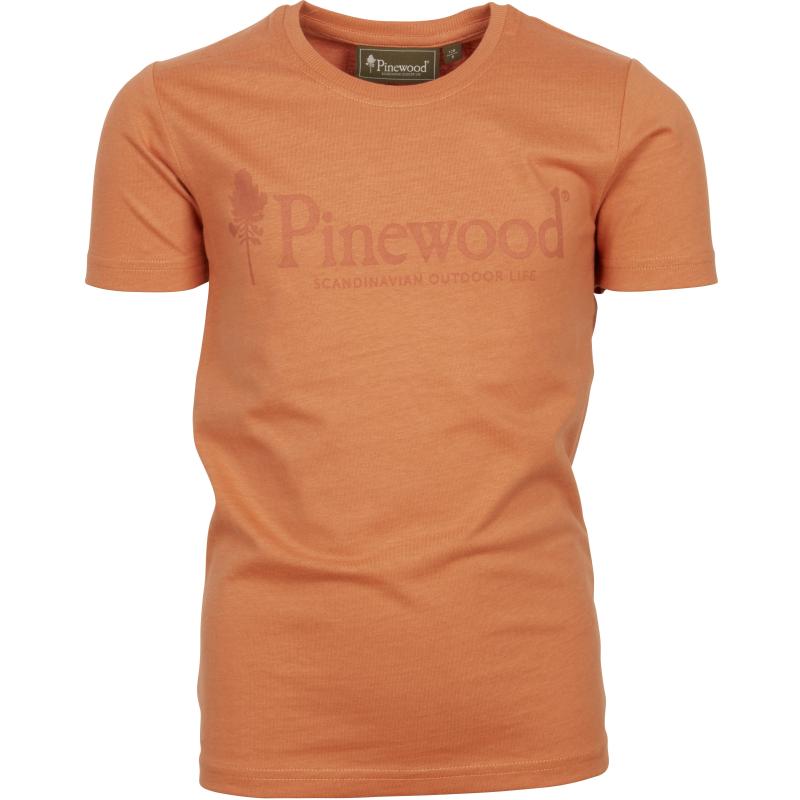 Pinewood Outdoor Life Kids T-Shirt L.Terracotta 116