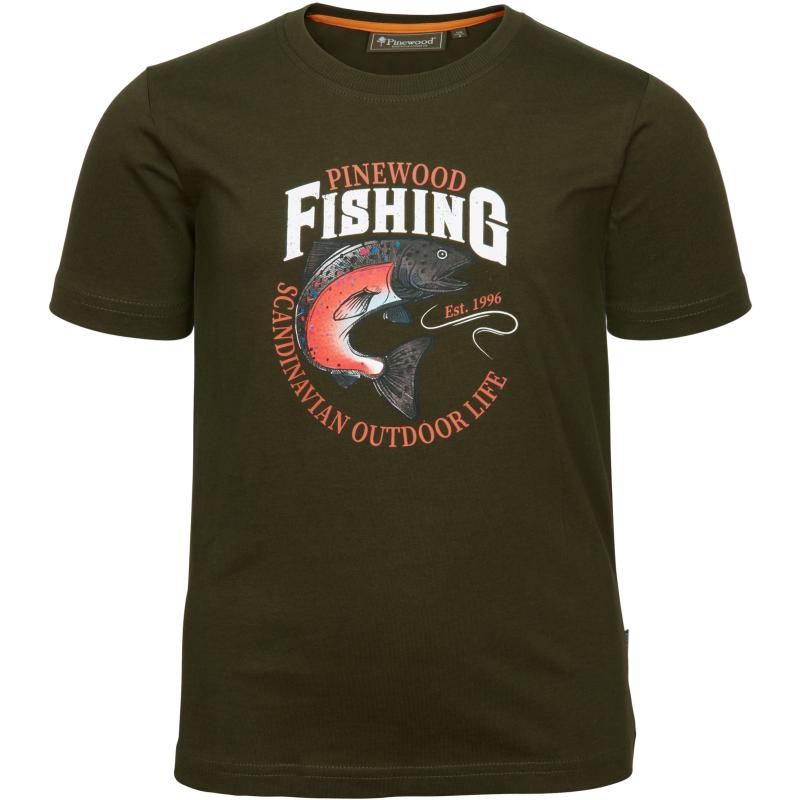 Pinewood Fish Kids T-Shirt Green 176