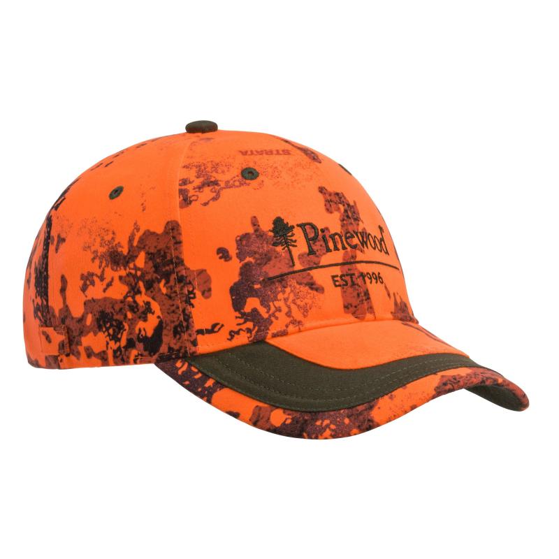 Pinewood Camou Kids Cap Strata Blaze/Mossgreen Unisize