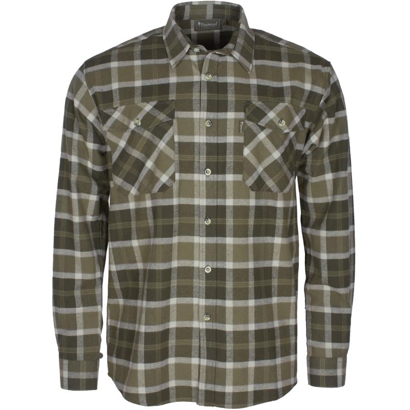 Pinewood Härjedalen Shirt Mossgreen/H.Olive S