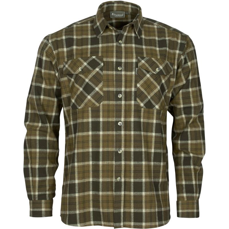 Pinewood Härjedalen Shirt H.Olive/Khaki S