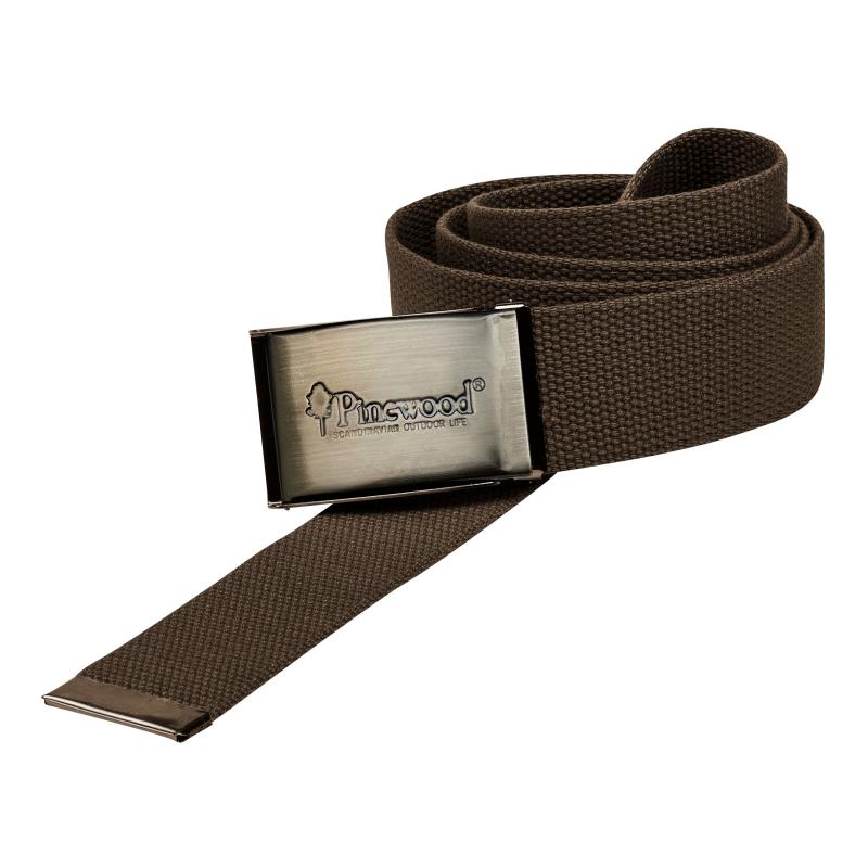 Pinewood Canvas Belt Brown Unisize