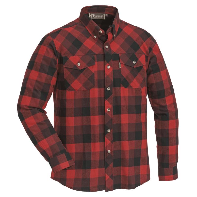 Pinewood Lumbo Shirt Red/Black S