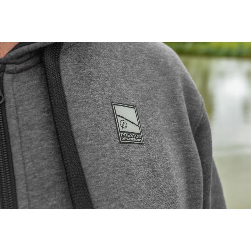 Preston Grey Zip Hoodie - Medium