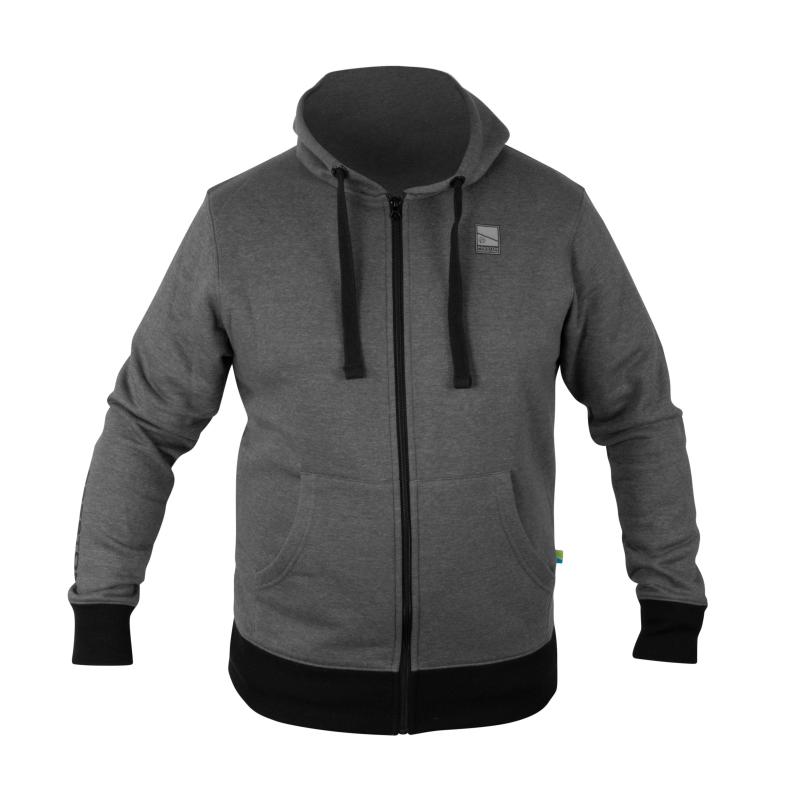 Preston Grey Zip Hoodie - Large