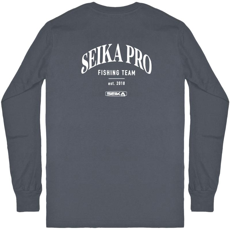 Fishing Tackle Max Seika Pro Longsleeve grau  Gr. L