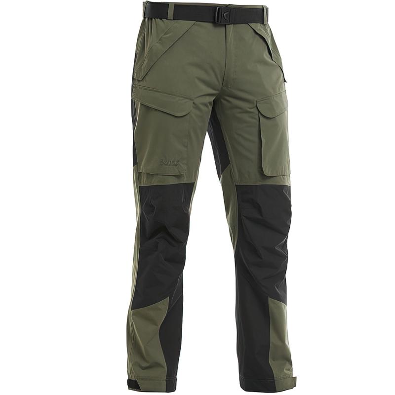 FLADEN Trousers Authentic 2.0 green/black L peach microfiber