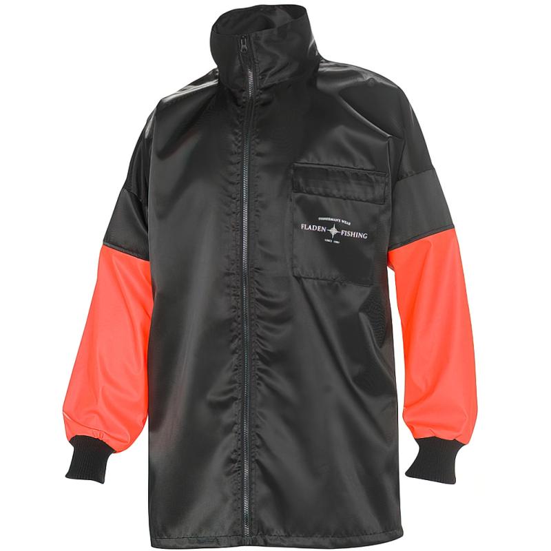 FLADEN Jacket 907 Black & orange PU S