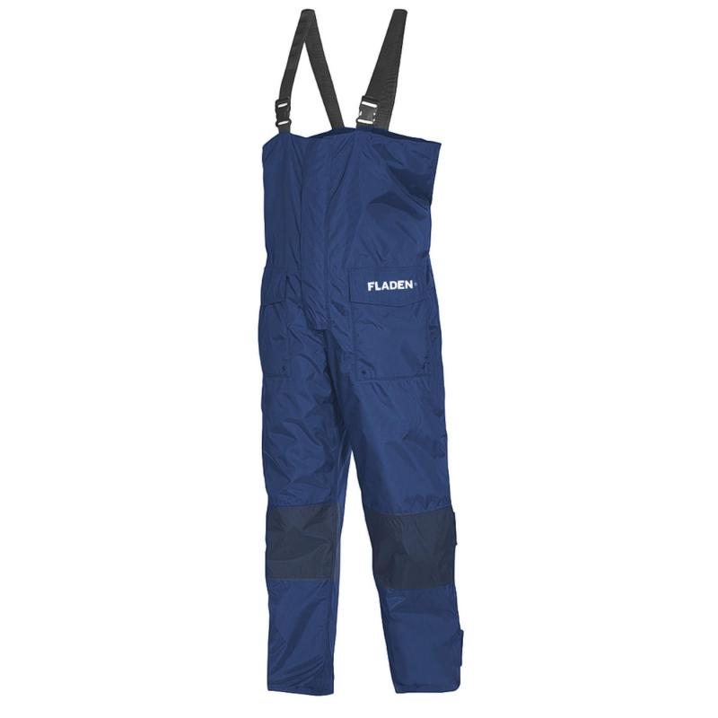 Fladen Bib & brace thermal lined trousers blue L