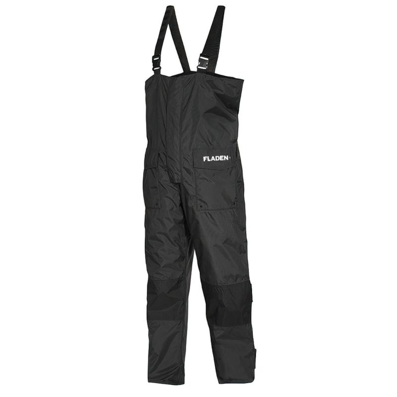 Fladen Bib & brace thermal lined trousers black M