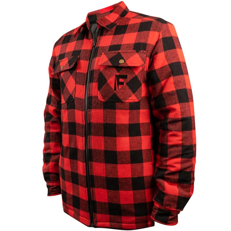 Fladen Forest shirt thermal redblack 2XL