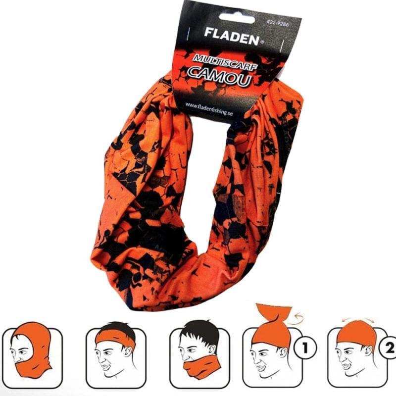 Fladen Multiscarf Pixel Camo orange