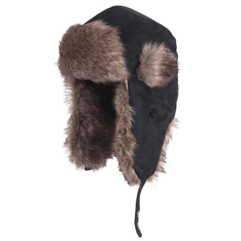 Fladen Fur cap. black. L