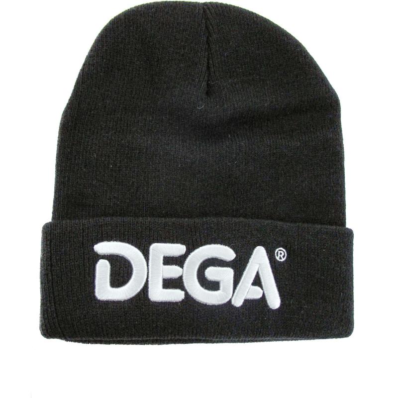 JENZI DEGA Beanie Wintermütze, Black