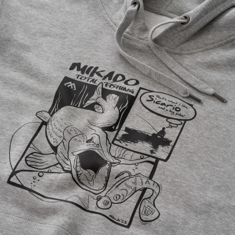 Mikado Hoodie - Sicario Size L - Grey - 1 Pcs.