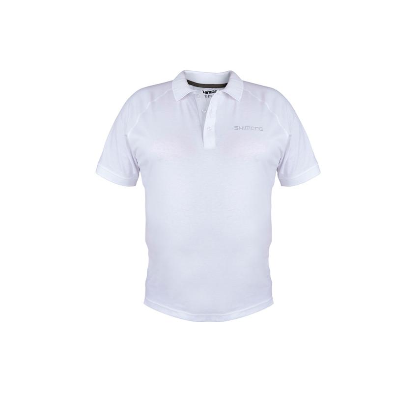 Shimano Short Sleeve Polo White L