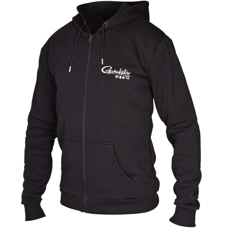 Gamakatsu Hoodie Classic Jp Zipped Black Xxxl